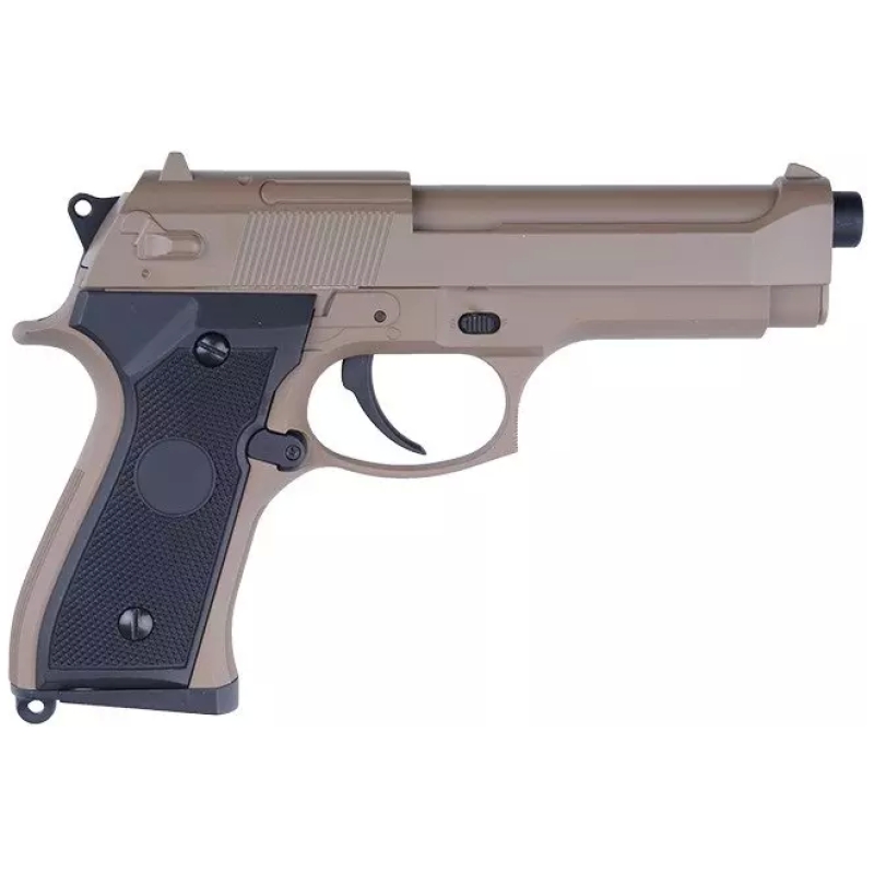 BERETTA M92 ELETTRICA + LI-PO - TAN - CYMA - immagine 8