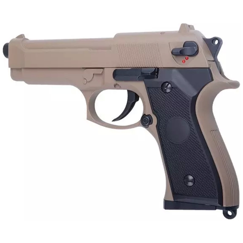 BERETTA M92 ELETTRICA + LI-PO - TAN - CYMA - immagine 6