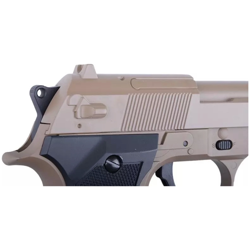 BERETTA M92 ELETTRICA + LI-PO - TAN - CYMA - immagine 11