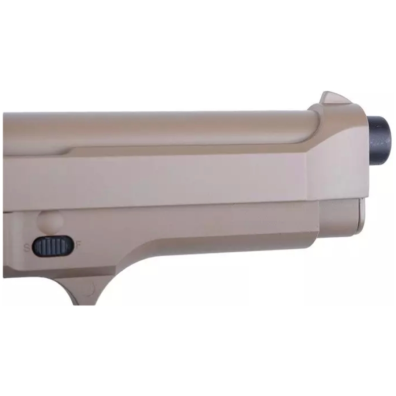 BERETTA M92 ELETTRICA + LI-PO - TAN - CYMA - immagine 10