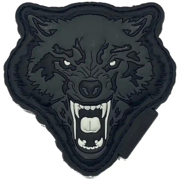 BLACK WOLF PATCH 3D