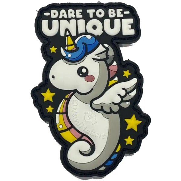 DARE TO BE UNIQUE PATCH 3D