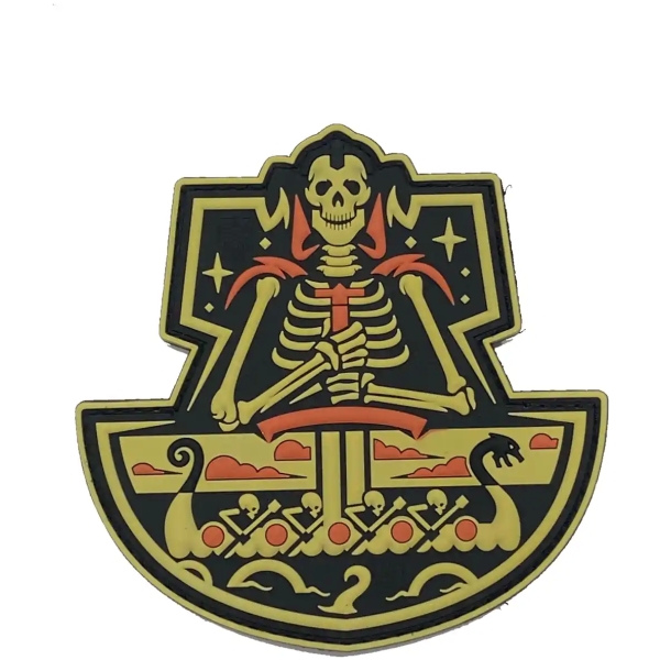 GHOST SHIP PATCH 3D - GOLD