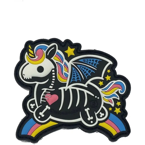 SKELETON UNICORN PATCH 3D
