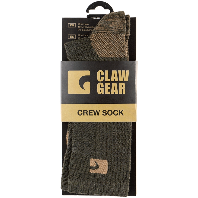CALZINI MERINO CREW - OD GREEN - CLAW GEAR - immagine 7