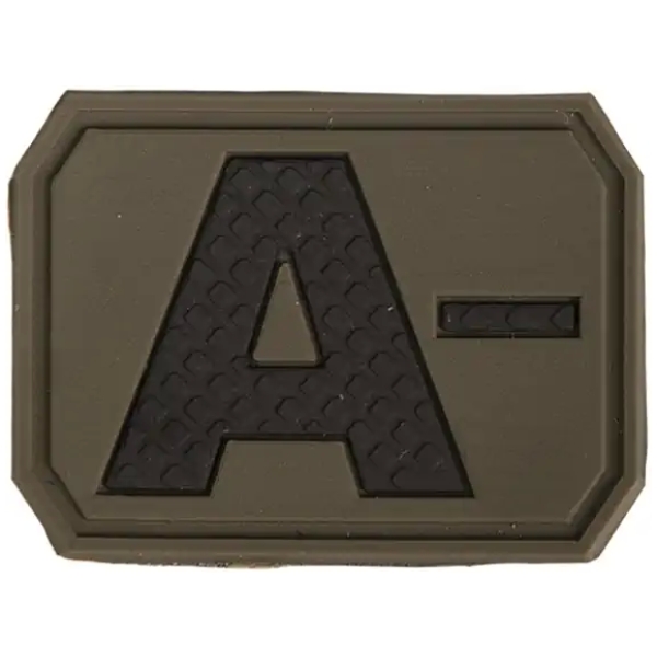 3D BLOOD A- PATCH 3D - OD GREEN