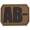 3D BLOOD AB+ PATCH 3D - DARK COYOTE