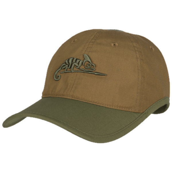 HELIKON-TEX LOGO CAP - COYOTE / OD GREEN - HELIKON-TEX