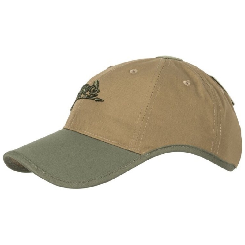 HELIKON-TEX LOGO CAP - COYOTE / OD GREEN - HELIKON-TEX - immagine 3
