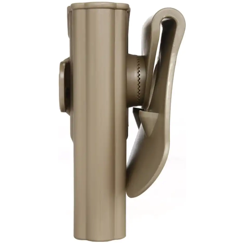 FONDINA RIGIDA DA CINTURA GLOCK 17 DX - DARK EARTH - AMOMAX - immagine 4