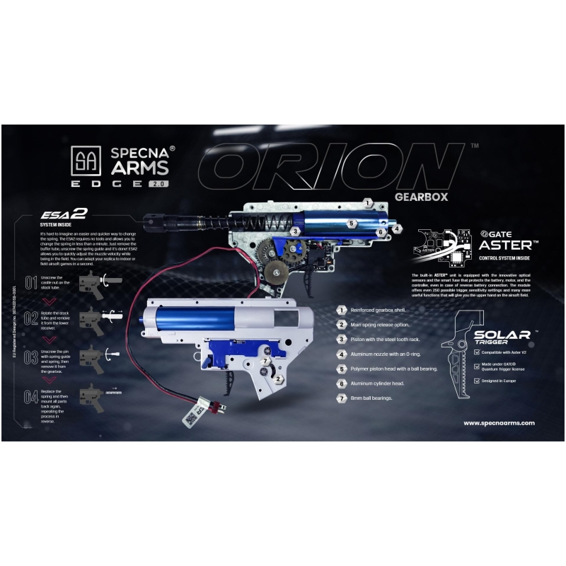 ARP X01 EDGE 2.0 ASTER V2 CUSTOM - SPECNA ARMS - immagine 3
