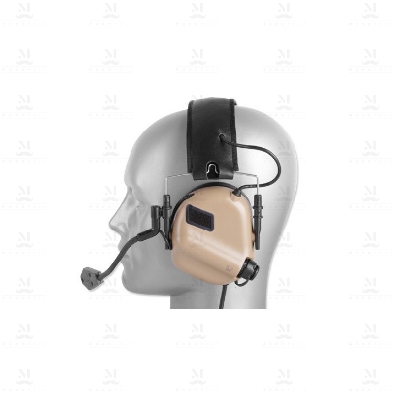CUFFIE TATTICHE M32 HEADSET MOD.3 EARMOR - COYOTE - EARMOR - immagine 4