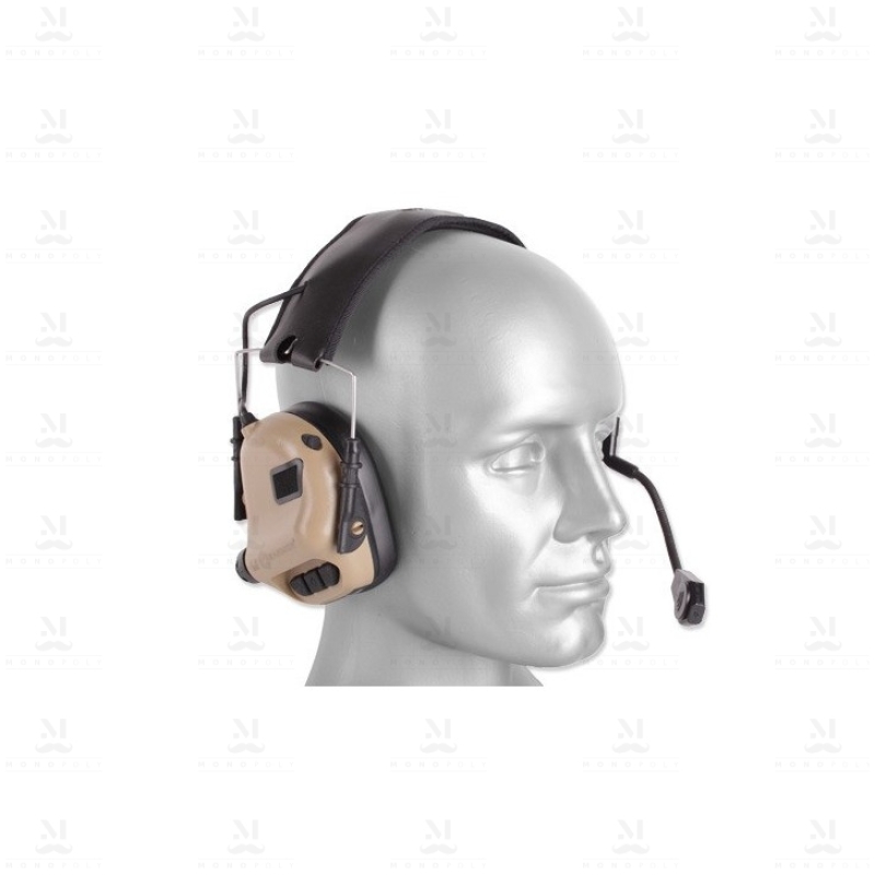 CUFFIE TATTICHE M32 HEADSET MOD.3 EARMOR - COYOTE - EARMOR - immagine 5