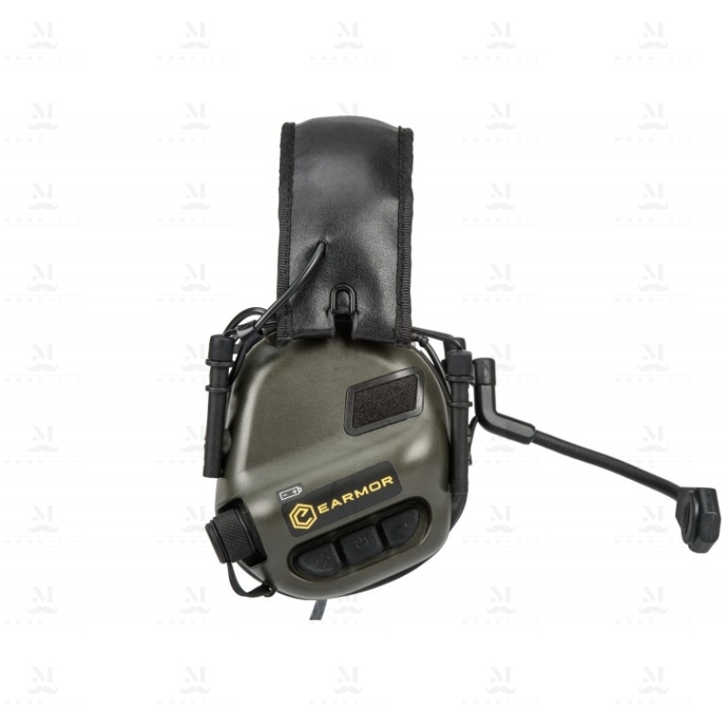CUFFIE TATTICHE M32 HEADSET MOD.3 - FOLIAGE GREEN - EARMOR - immagine 2