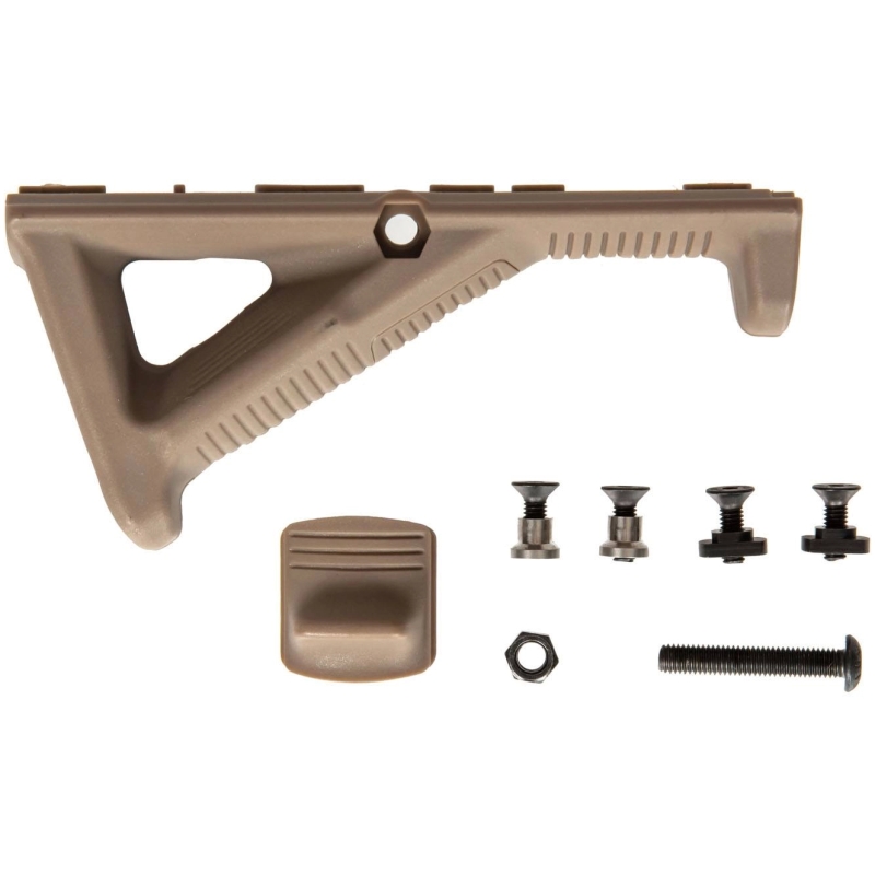 IMPUGNATURA ANGOLATA KEYMOD / M-LOK - TAN - METAL - immagine 3