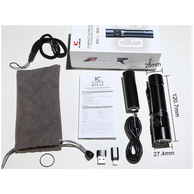 TORCIA KLARUS G15 V2.0 4200 LM - KLARUS - immagine 2