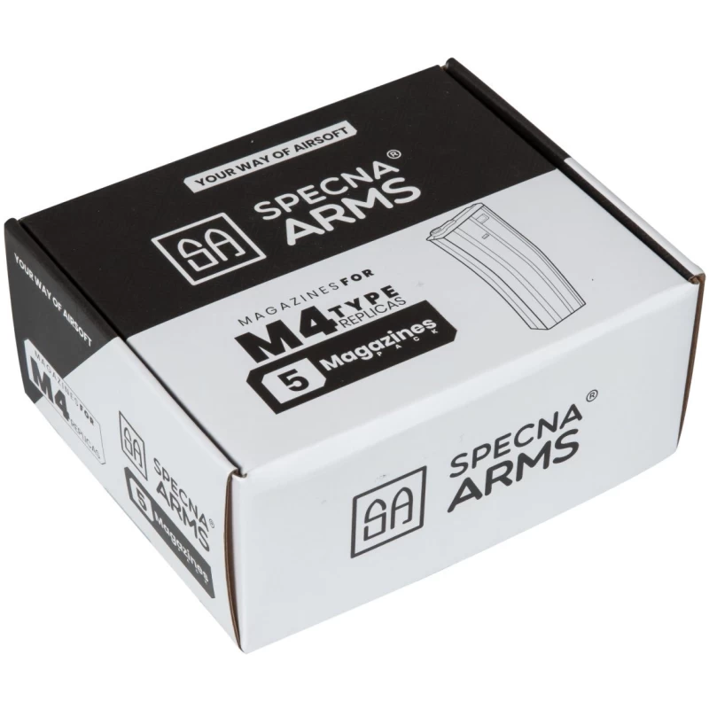PACK 5X CARICATORE MONOFILARE M4 140 BB - SPECNA ARMS - immagine 3