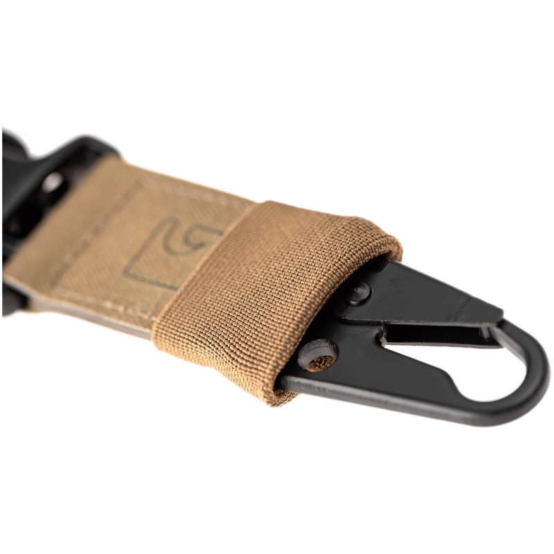 CINGHIA A 1 PUNTO T-END SNAP HOOK - COYOTE - CLAWGEAR - immagine 6