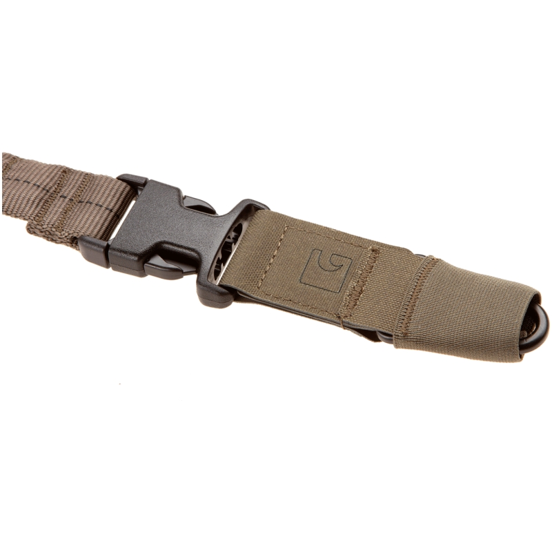 CINGHIA A 1 PUNTO T-END SNAP HOOK - RAL7013 - CLAWGEAR - immagine 5