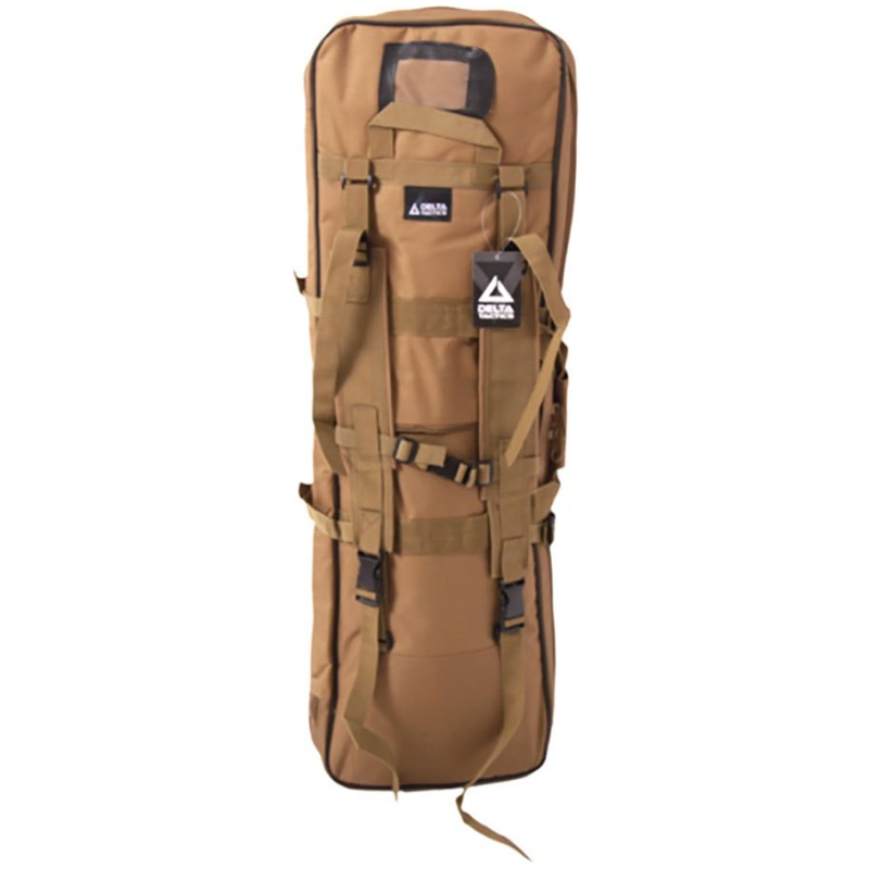 CUSTODIA PER FUCILI DOPPIO VANO 85 X 30 - TAN - DELTA TACTICS - immagine 2