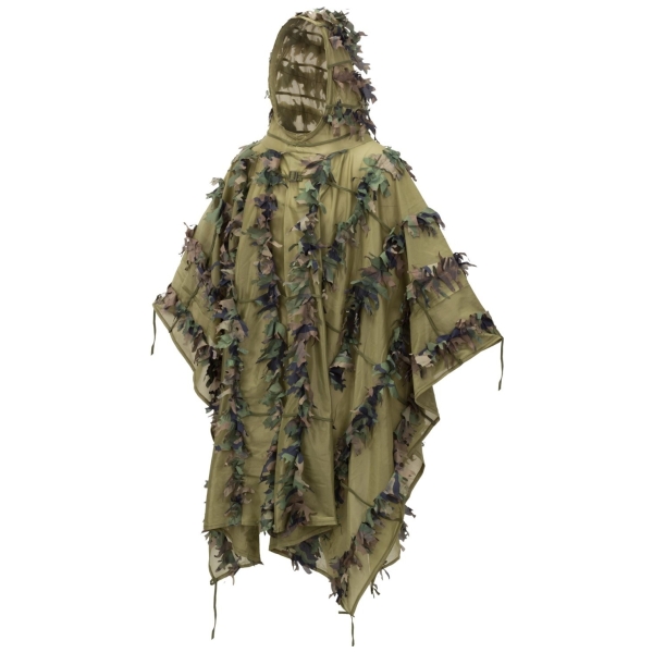 LEAF GHILLIE PONCHO - WOODLAND - HELIKON TEX