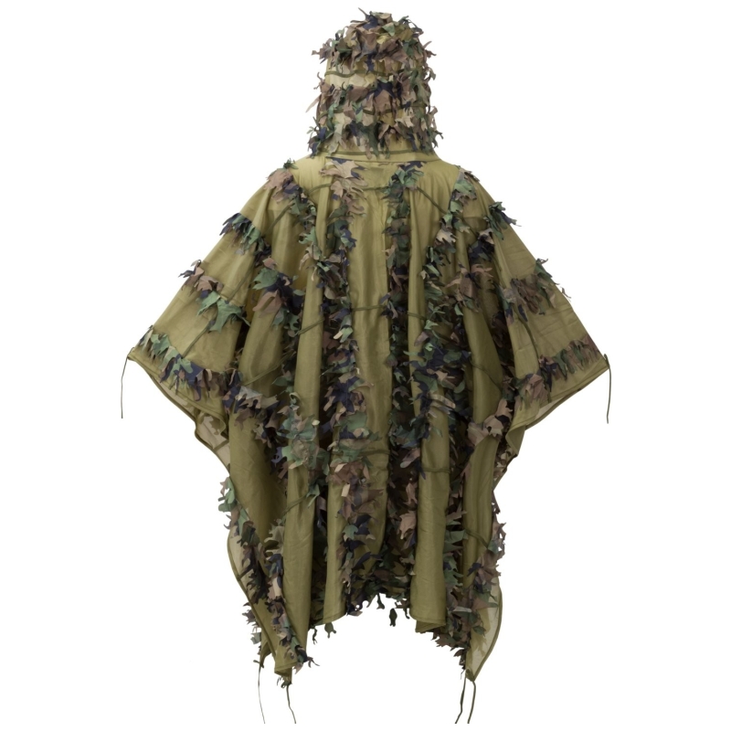 LEAF GHILLIE PONCHO - WOODLAND - HELIKON TEX - immagine 3
