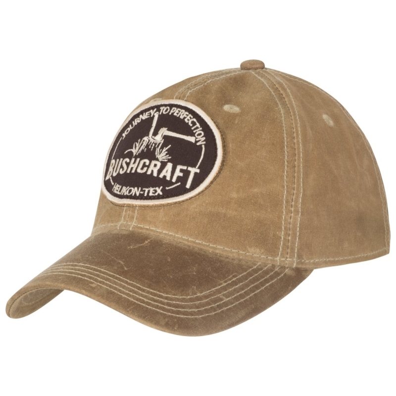 BUSHCRAFT CAP WAXED COTTON - KHAKI - HELIKON TEX