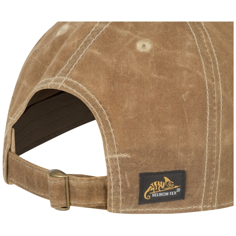 BUSHCRAFT CAP WAXED COTTON - KHAKI - HELIKON TEX - immagine 2