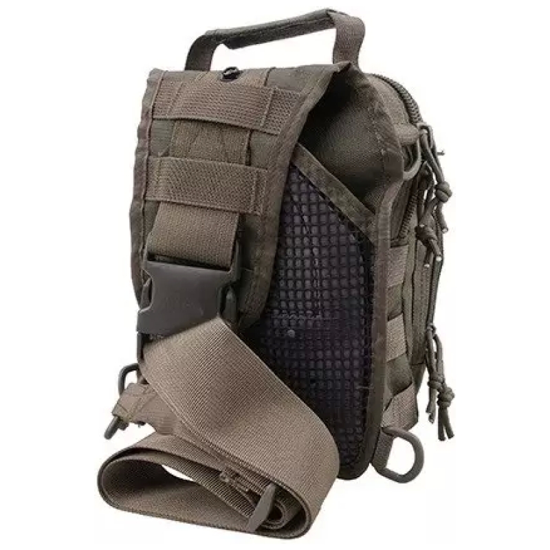 ZAINO MONOSPALLA TACTICAL 10 LITRI - OD GREEN - GFC - immagine 3