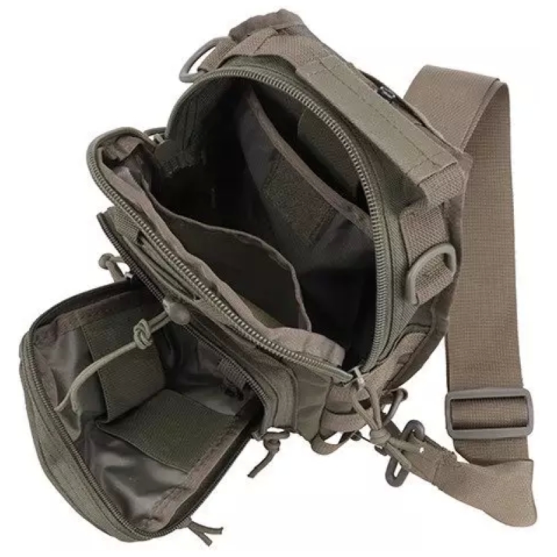 ZAINO MONOSPALLA TACTICAL 10 LITRI - OD GREEN - GFC - immagine 4