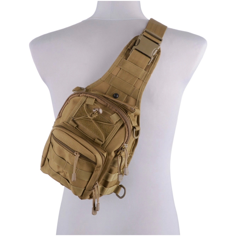 ZAINO MONOSPALLA TACTICAL 10 LITRI - TAN - GFC