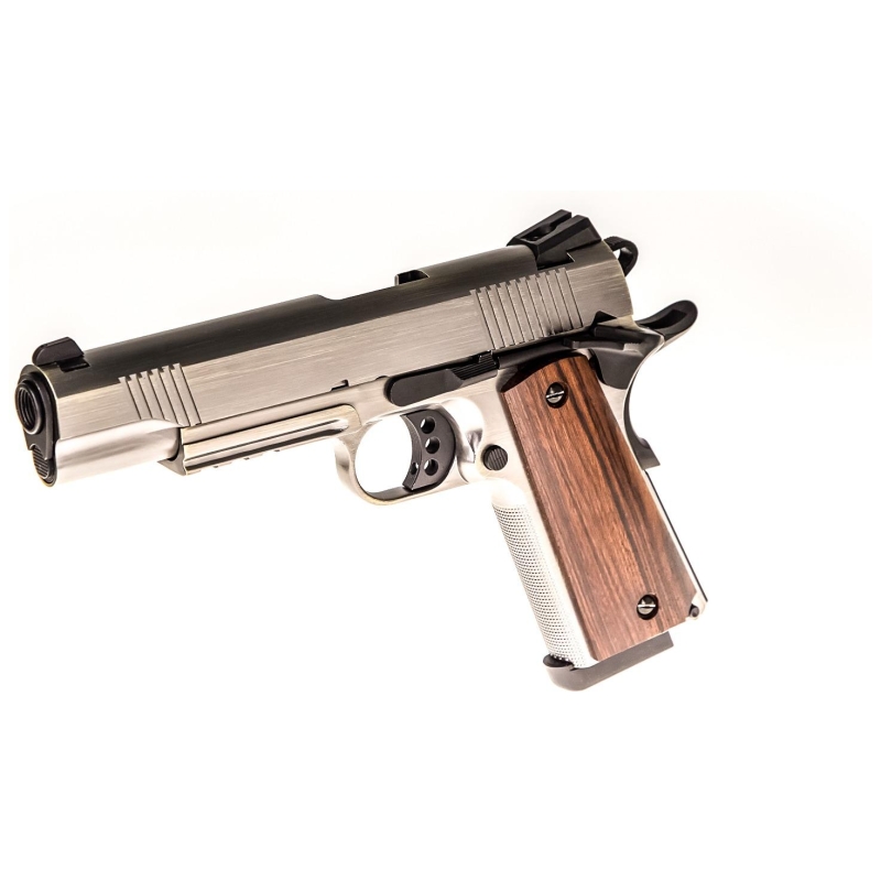 1911 MEU RAILED BRUSHED GBB - SILVER - RAVEN - immagine 3