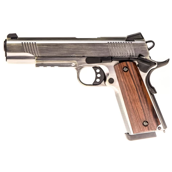 1911 MEU RAILED BRUSHED GBB - SILVER - RAVEN