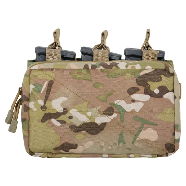 PORTA CARICATORE TRIPLO + UTILITY - MULTICAM - 8FIELD