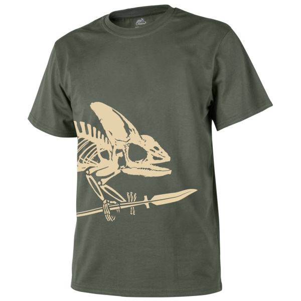 T-SHIRT FULL BODY SKELETON - OD GREEN - HELIKON TEX