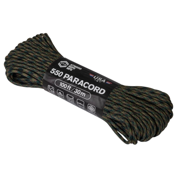 PARACORD MULTIUSO DA 30 METRI - WOODLAND - HELIKON TEX