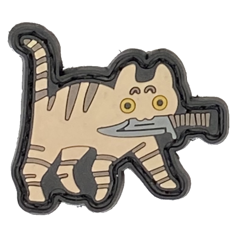 KNIFE CAT PATCH 3D