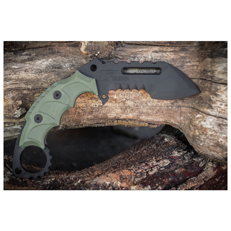 COLTELLO KARAMBIT DUMMY CHACAL G3 - TSBLADES - immagine 5