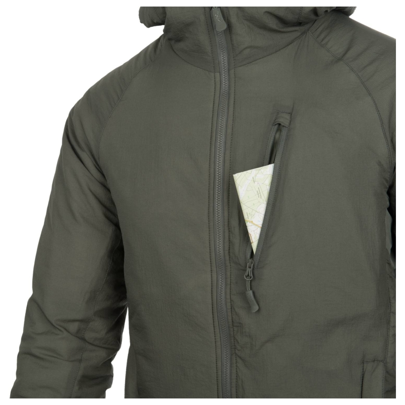 WOLFHOUND HOODIE JACKET CLIMASHIELD APEX - TAIGA GREEN - HELIKON TEX - immagine 5