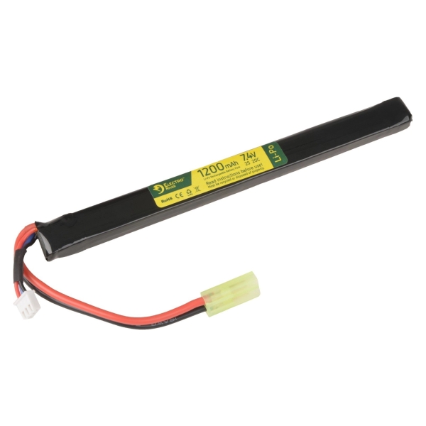 BATTERIA LIPO 7,4V 1200mAh 20C - ELECTRO RIVER