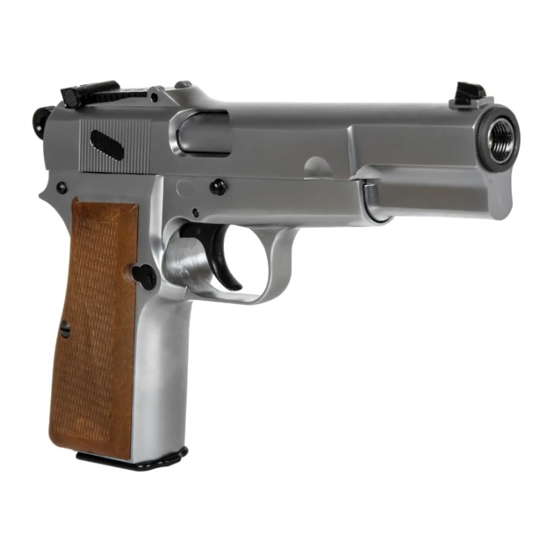 BROWNING MK3 HI-POWER-SV FULL METAL GBB - SILVER - WE - immagine 3