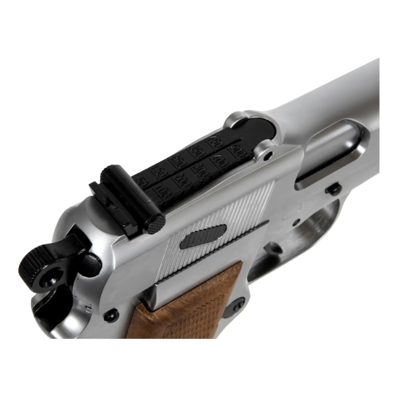 BROWNING MK3 HI-POWER-SV FULL METAL GBB - SILVER - WE - immagine 8