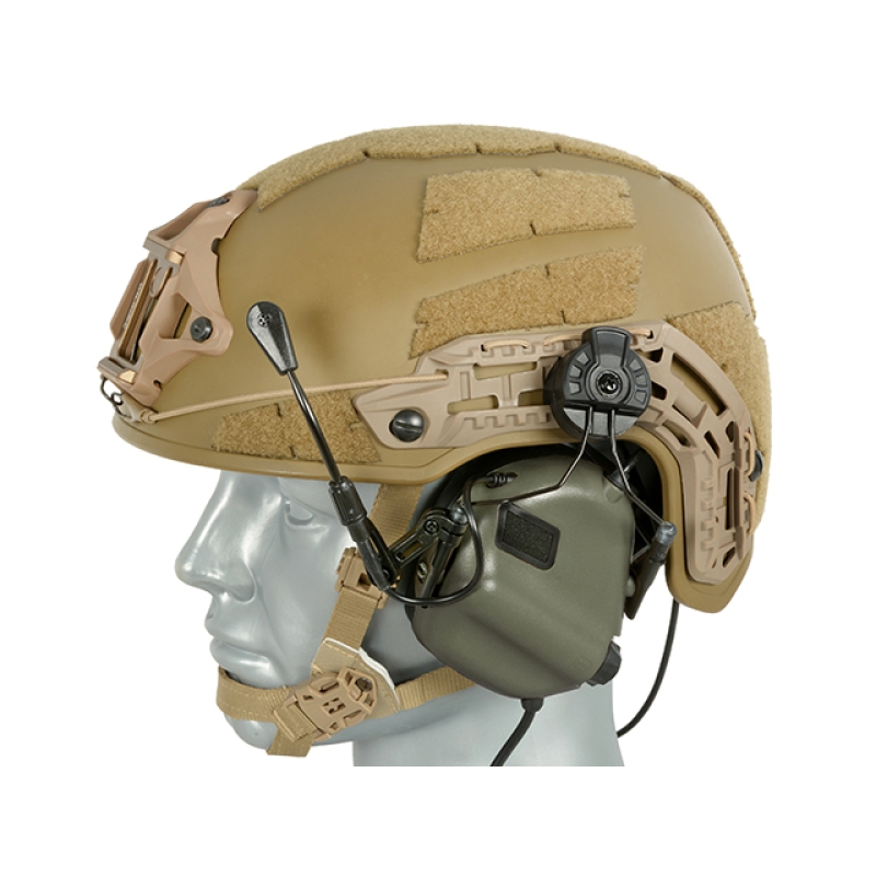 CUFFIE TATTICHE M32H PER ELMETTO - FOLIAGE GREEN - EARMOR - immagine 5