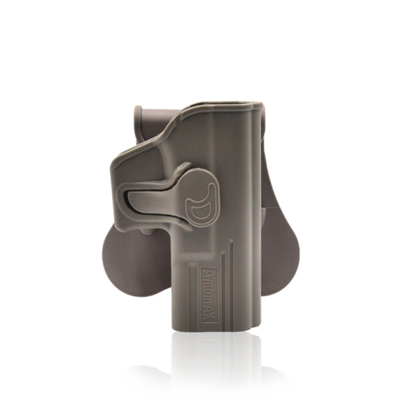 FONDINA RIGIDA DA CINTURA GLOCK 19 DX - DARK EARTH - AMOMAX