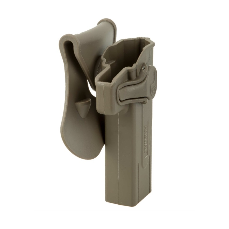 FONDINA RIGIDA DA CINTURA HI-CAPA DX - DARK EARTH - AMOMAX - immagine 2