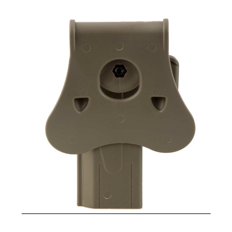 FONDINA RIGIDA DA CINTURA HI-CAPA DX - DARK EARTH - AMOMAX - immagine 3