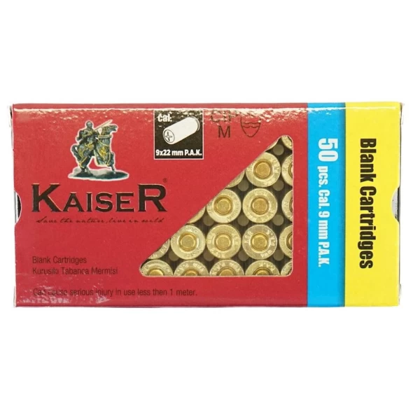 MUNIZIONI A SALVE DA 9MM PAK - KAISER