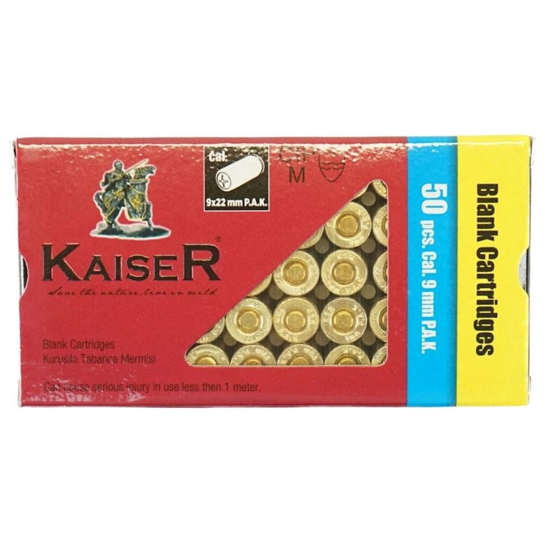 MUNIZIONI A SALVE DA 9MM PAK - KAISER