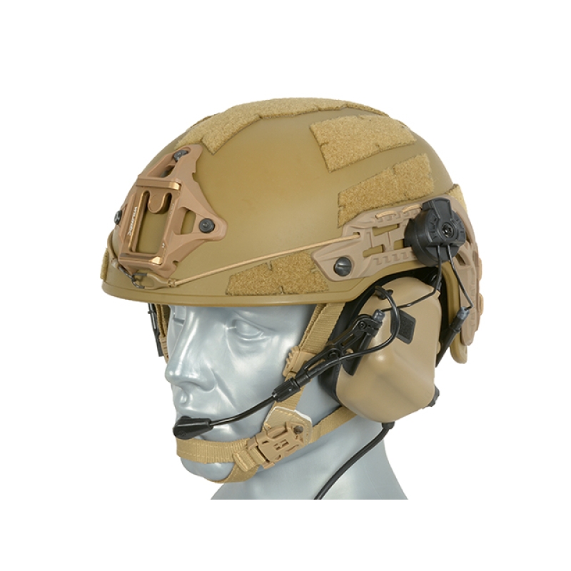 CUFFIE TATTICHE M32H PER ELMETTO - COYOTE - EARMOR - immagine 6