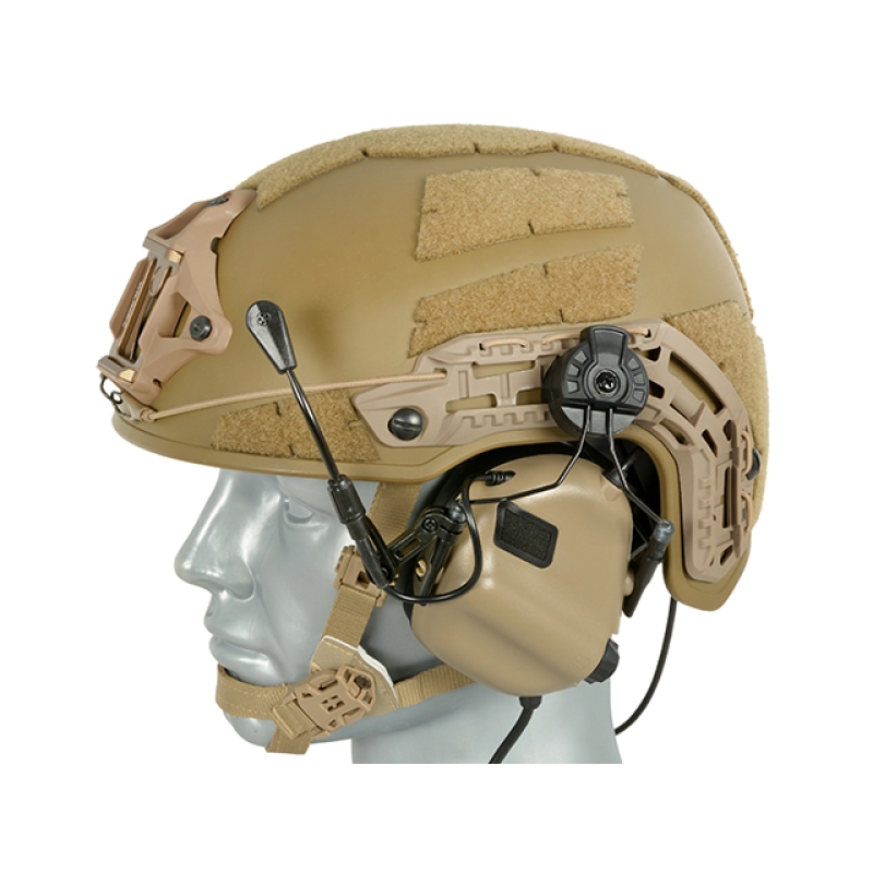 CUFFIE TATTICHE M32H PER ELMETTO - COYOTE - EARMOR - immagine 7
